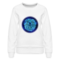 Thumbnail for Women’s Premium Leo Sweatshirt - white