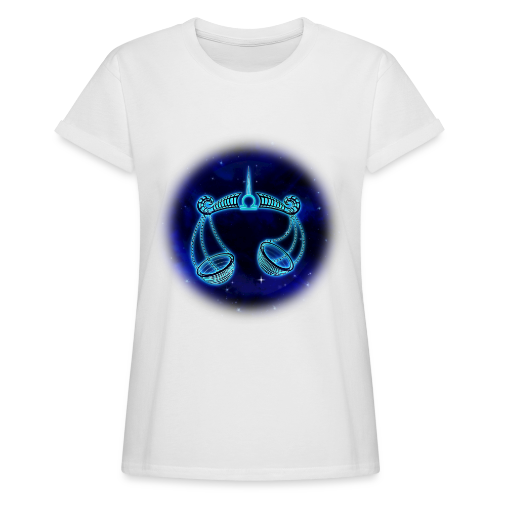 Women's Relaxed Fit Libra T-Shirt - white