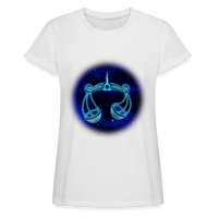 Thumbnail for Women's Relaxed Fit Libra T-Shirt - white