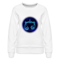 Thumbnail for Women’s Premium Libra Sweatshirt - white