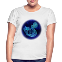 Thumbnail for Women's Aquarius Relaxed Fit T-Shirt - white