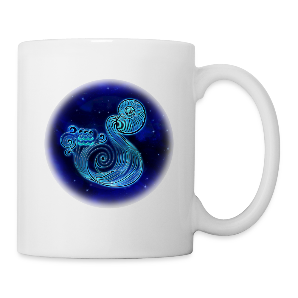 Aquarius Coffee/Tea Mug - white