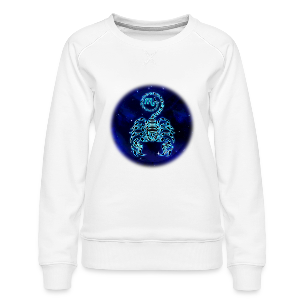 Women’s Premium Scorpio Sweatshirt - white