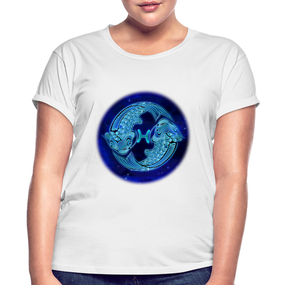 Women's Relaxed Fit Pisces T-Shirt - white