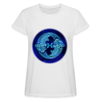 Thumbnail for Women's Relaxed Fit Pisces T-Shirt - white