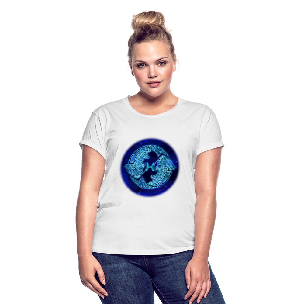 Women's Relaxed Fit Pisces T-Shirt - white