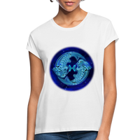 Thumbnail for Women's Relaxed Fit Pisces T-Shirt - white