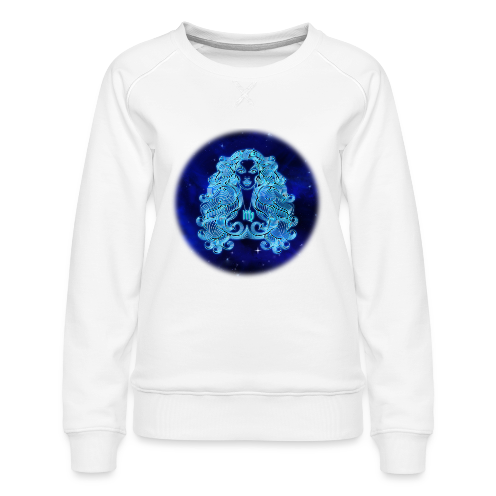 Women’s Premium Virgo Sweatshirt - white