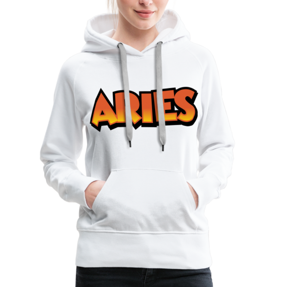 Women’s Aries Oneeighty Premium Hoodie - white