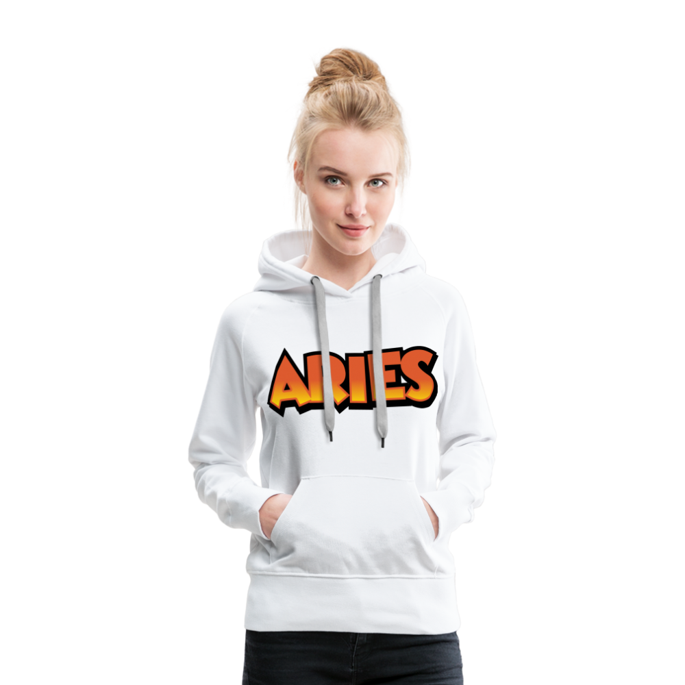 Women’s Aries Oneeighty Premium Hoodie - white