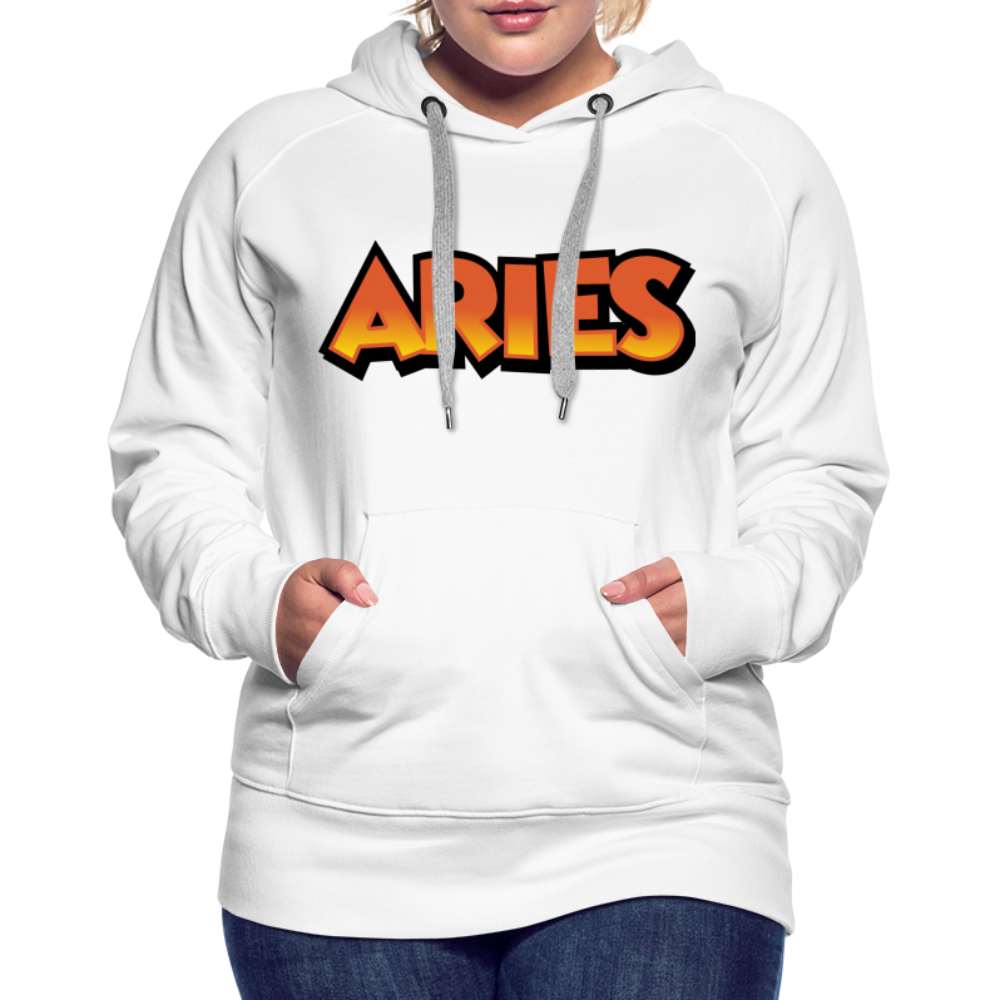 Women’s Aries Oneeighty Premium Hoodie - white