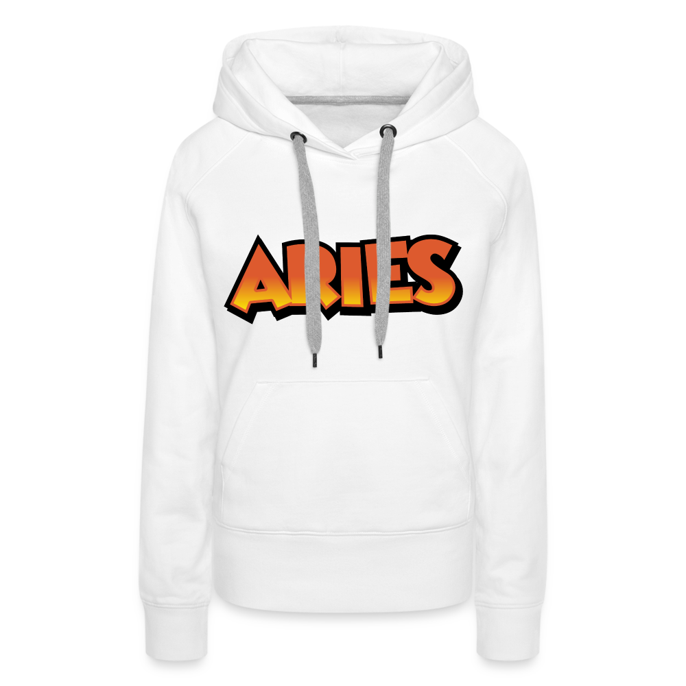 Women’s Aries Oneeighty Premium Hoodie - white