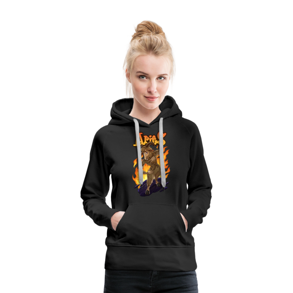 Women’s Aries Narihndrab Premium Hoodie - black