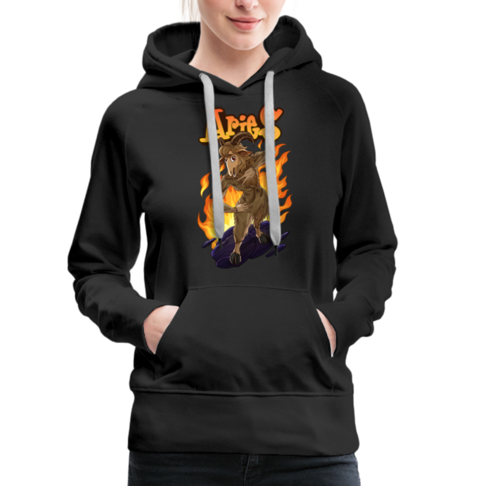 Women’s Aries Narihndrab Premium Hoodie - black