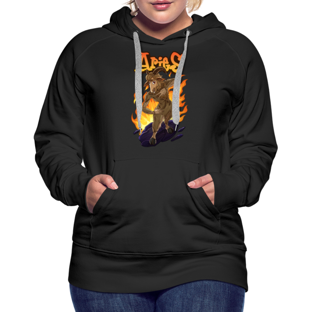 Women’s Aries Narihndrab Premium Hoodie - black