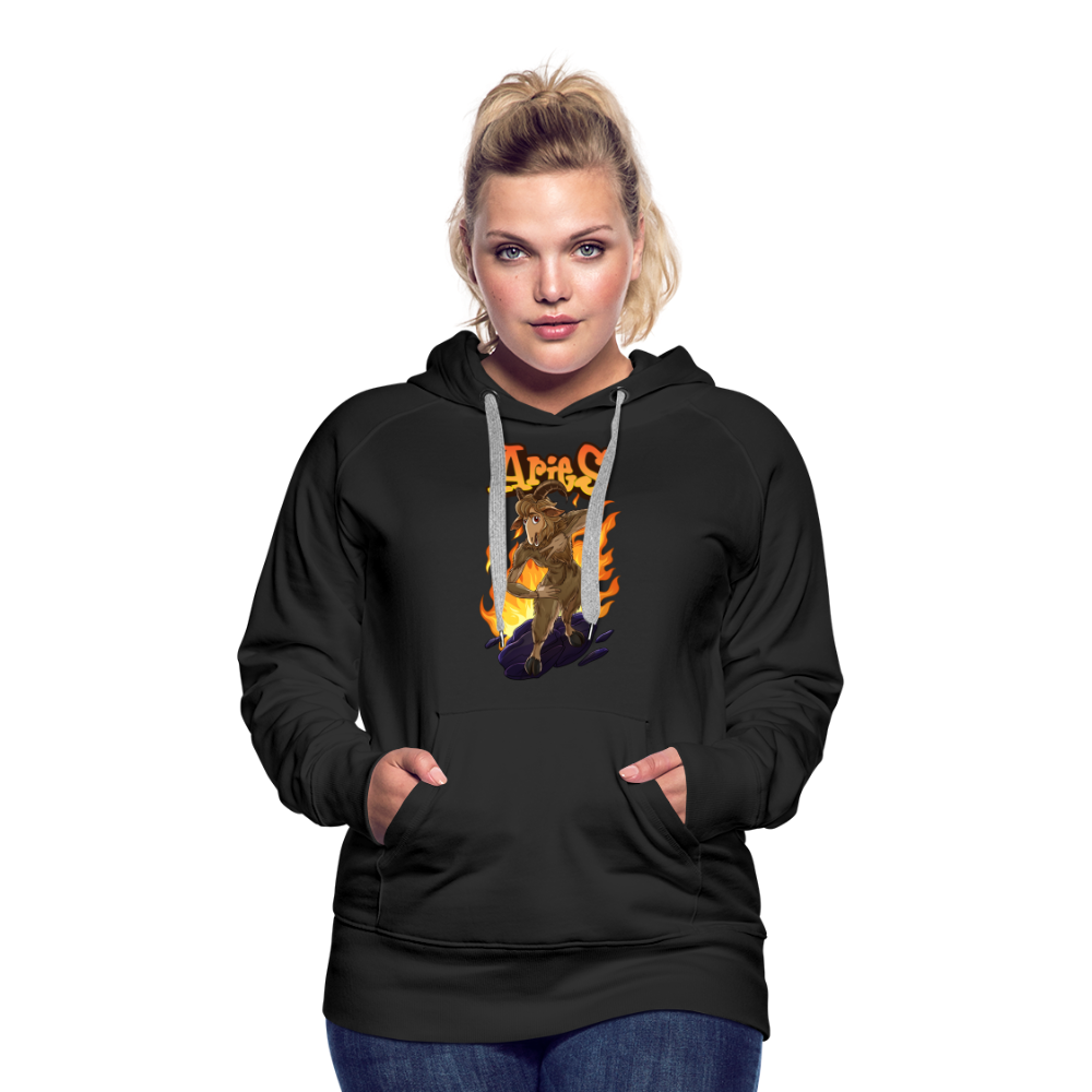 Women’s Aries Narihndrab Premium Hoodie - black