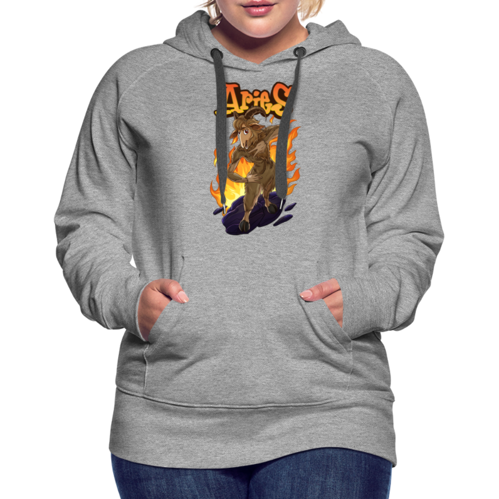 Women’s Aries Narihndrab Premium Hoodie - heather grey