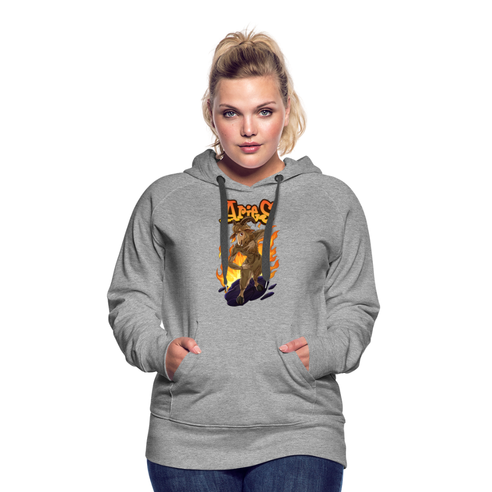 Women’s Aries Narihndrab Premium Hoodie - heather grey