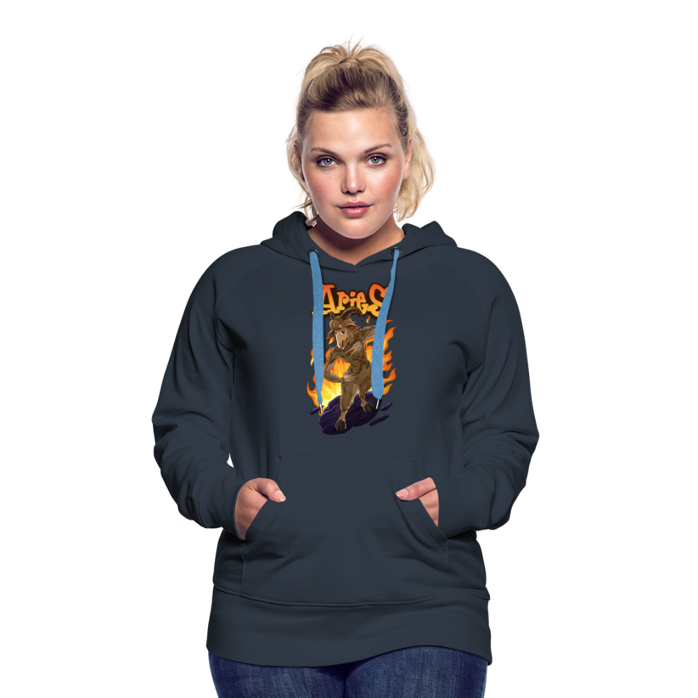 Women’s Aries Narihndrab Premium Hoodie - navy