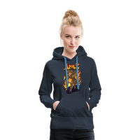 Thumbnail for Women’s Aries Narihndrab Premium Hoodie - navy