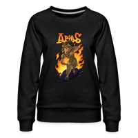 Thumbnail for Women’s Aries Narihndrab Premium Sweatshirt - black