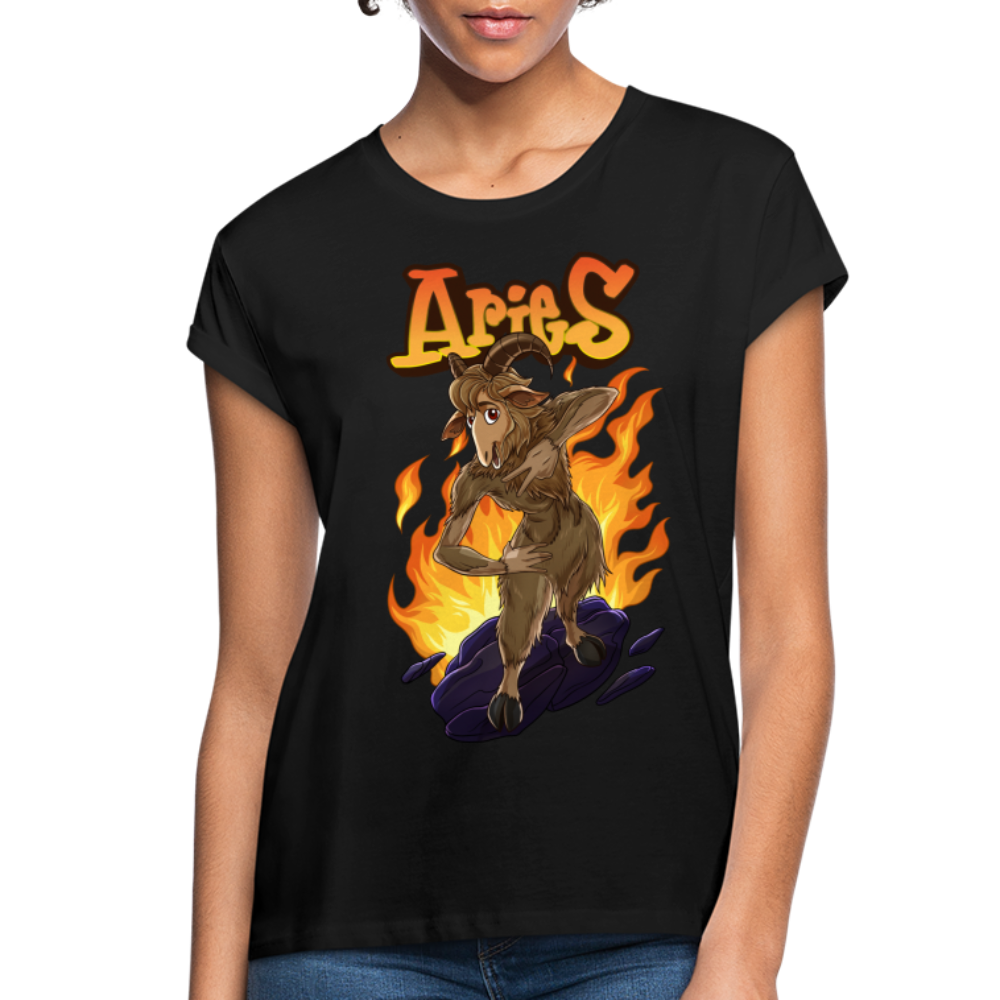 Women's Aries Narihndrab Relaxed Fit T-Shirt - black