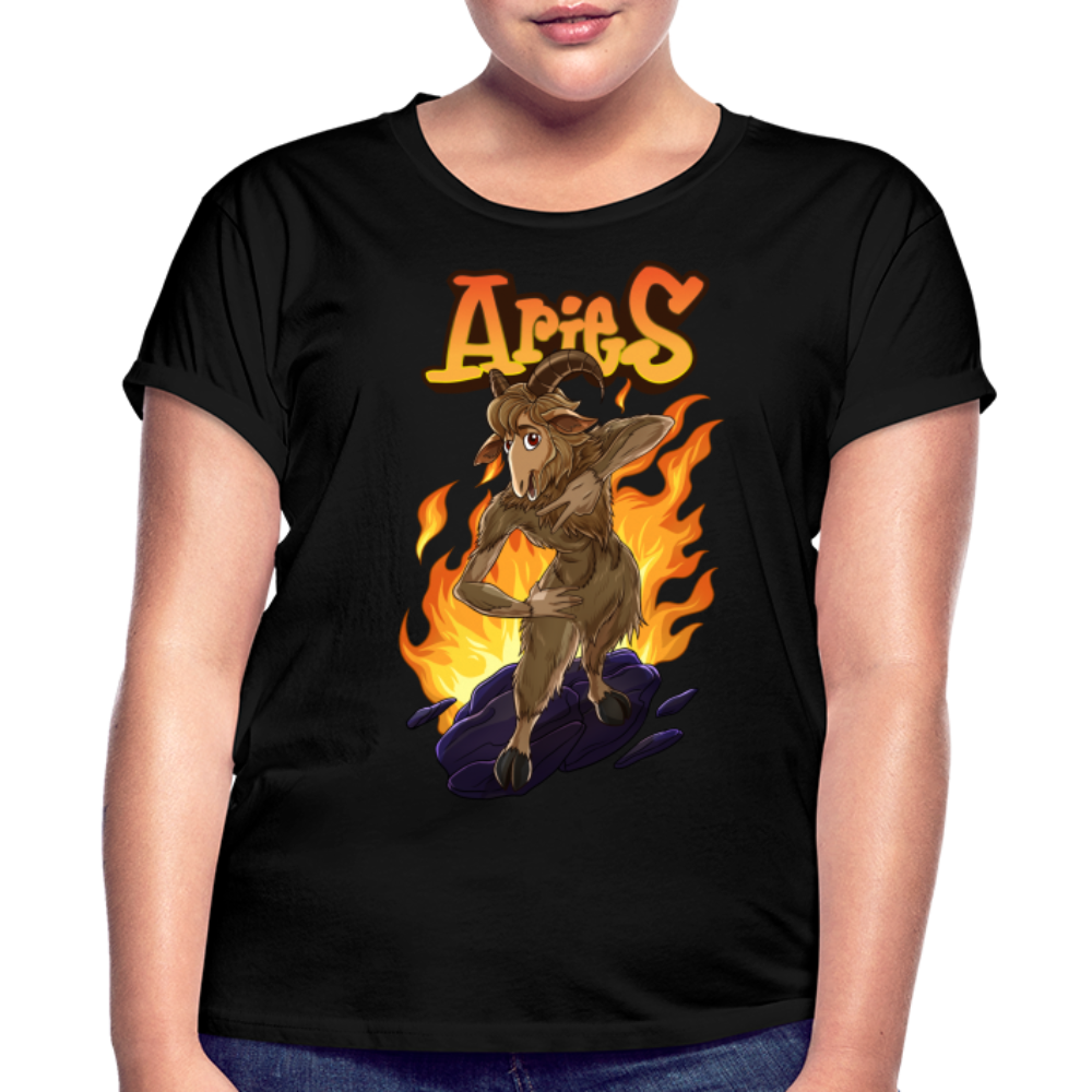 Women's Aries Narihndrab Relaxed Fit T-Shirt - black