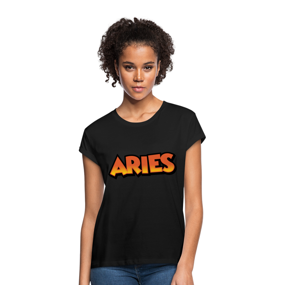 Women's Aries Oneeighty Relaxed Fit T-Shirt - black