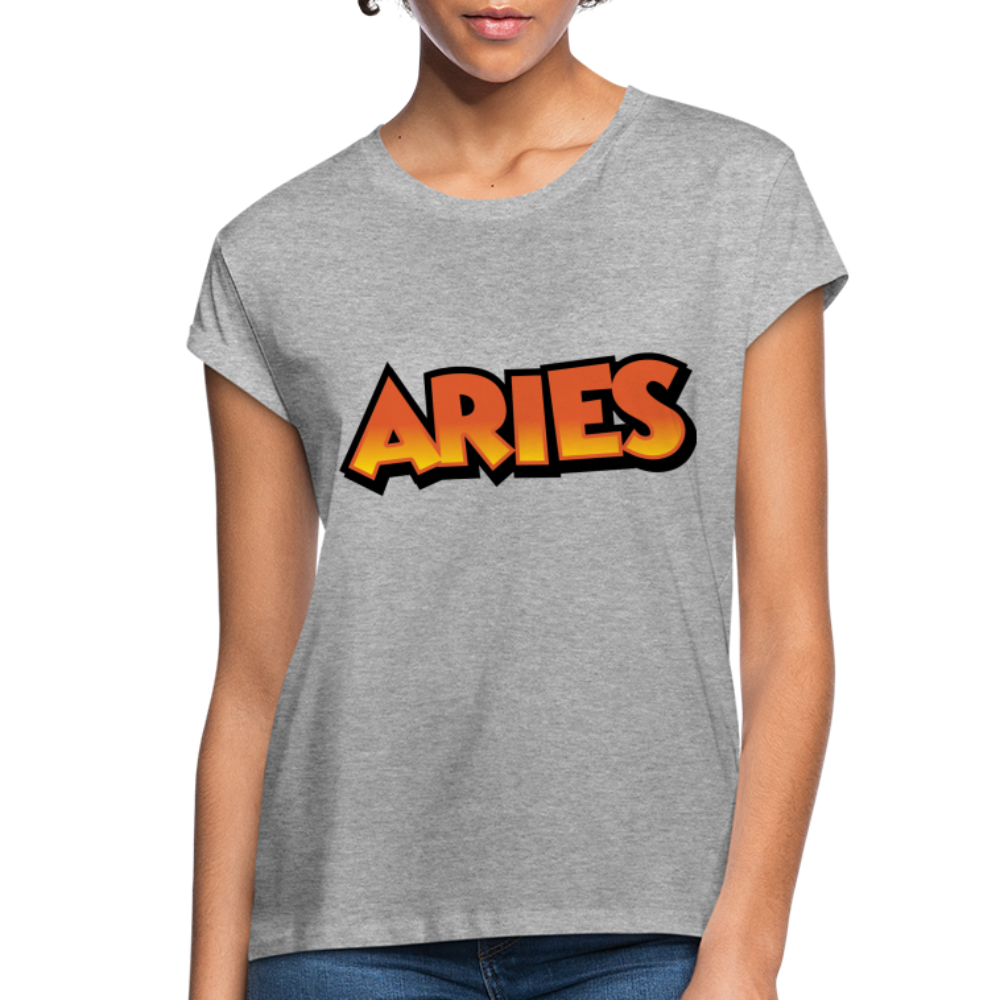 Women's Aries Oneeighty Relaxed Fit T-Shirt - heather gray