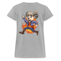 Thumbnail for Women's Aries Oneeighty Relaxed Fit T-Shirt - heather gray