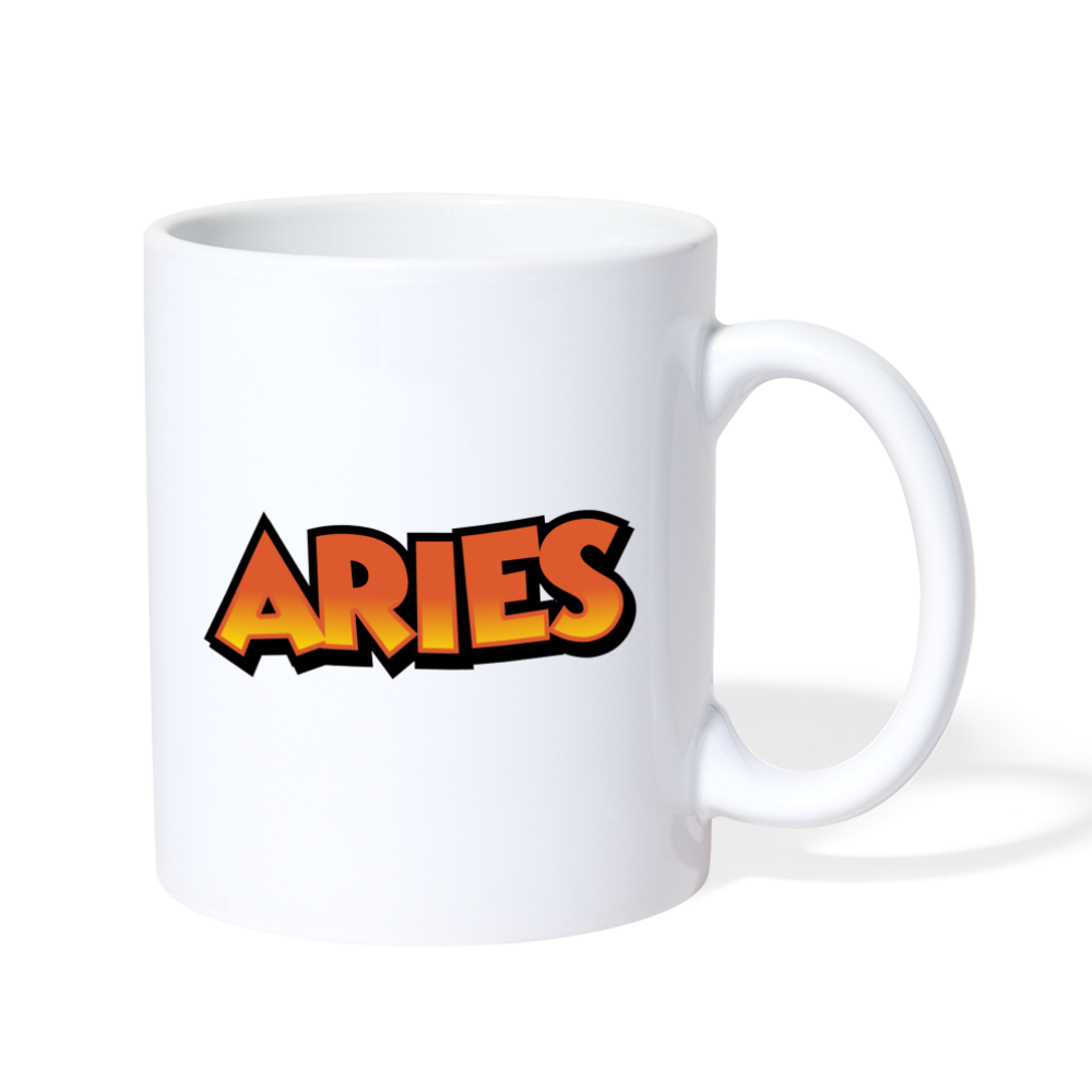 Aries Oneeighty Coffee/Tea Mug - white