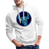 Thumbnail for Men’s Taurus Premium Hoodie - white