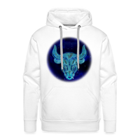 Thumbnail for Men’s Taurus Premium Hoodie - white