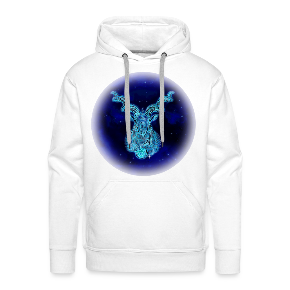 Men’s Capricorn Premium Hoodie - white