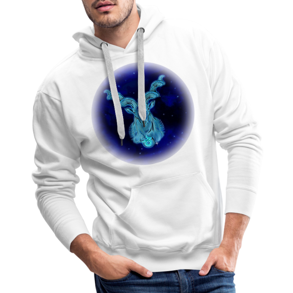 Men’s Capricorn Premium Hoodie - white