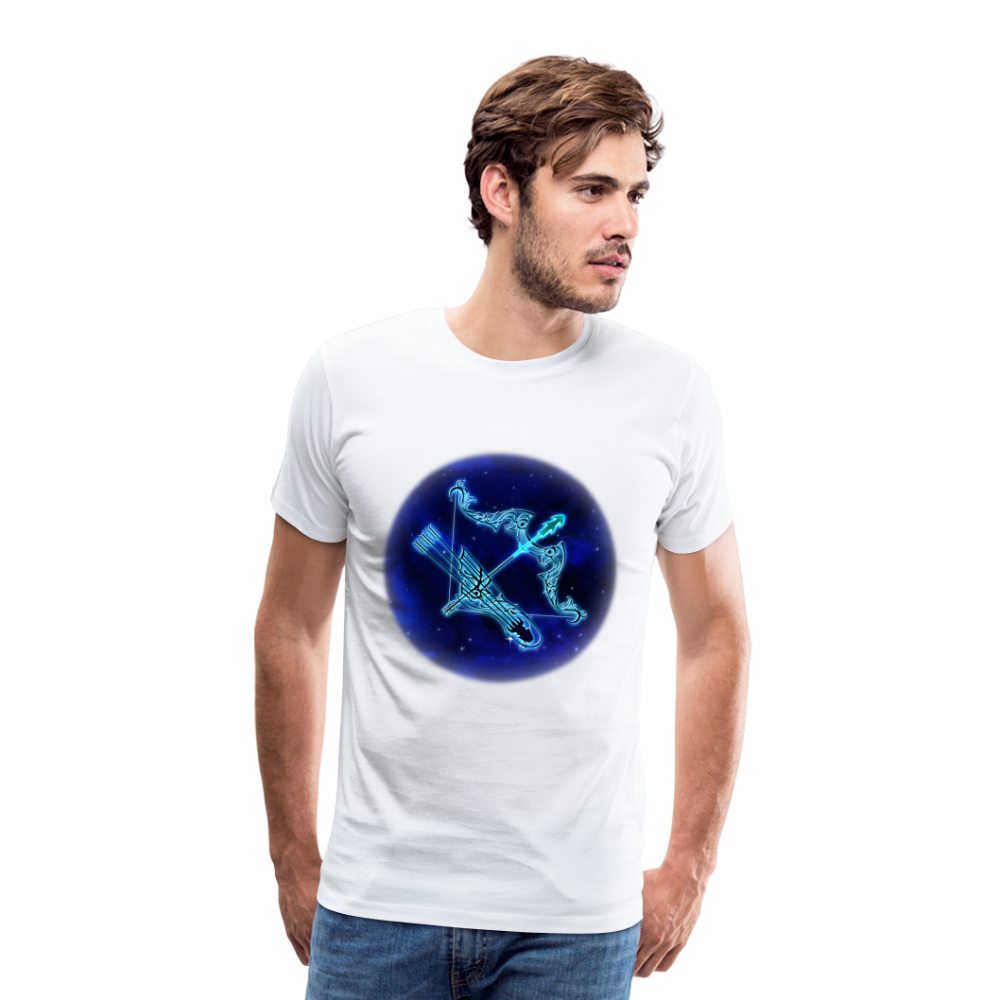 Men's Sagittarius Premium T-Shirt - white