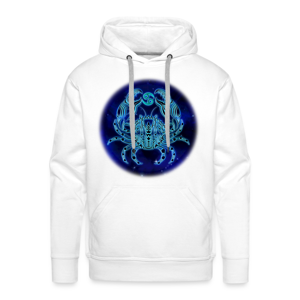 Men’s Cancer Premium Hoodie - white