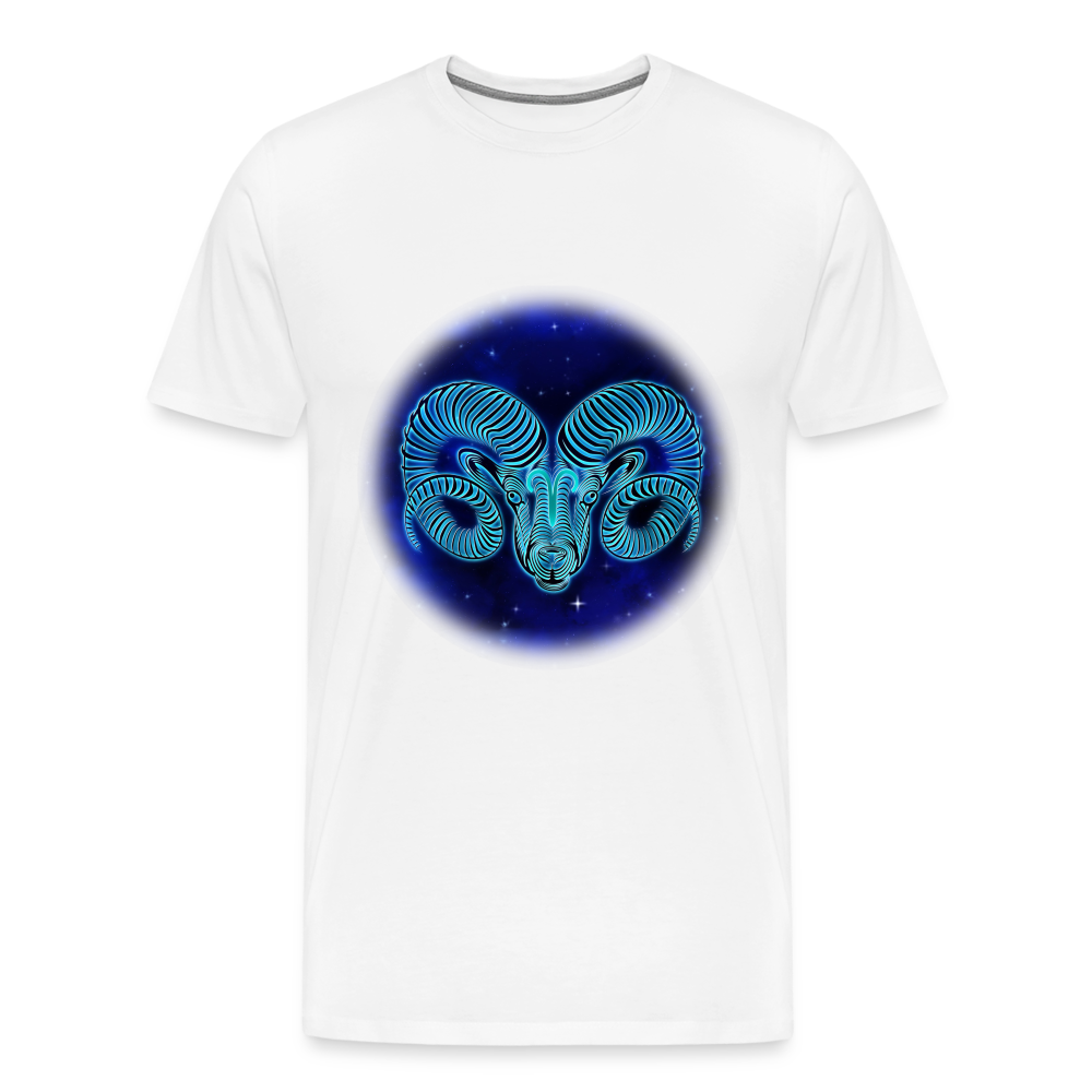 Men's Aries Premium T-Shirt - white