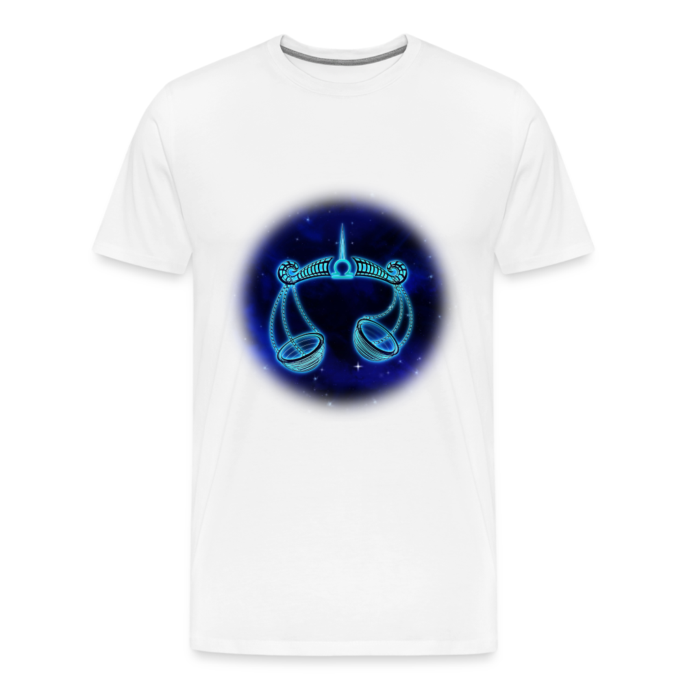 Men's Libra Premium T-Shirt - white