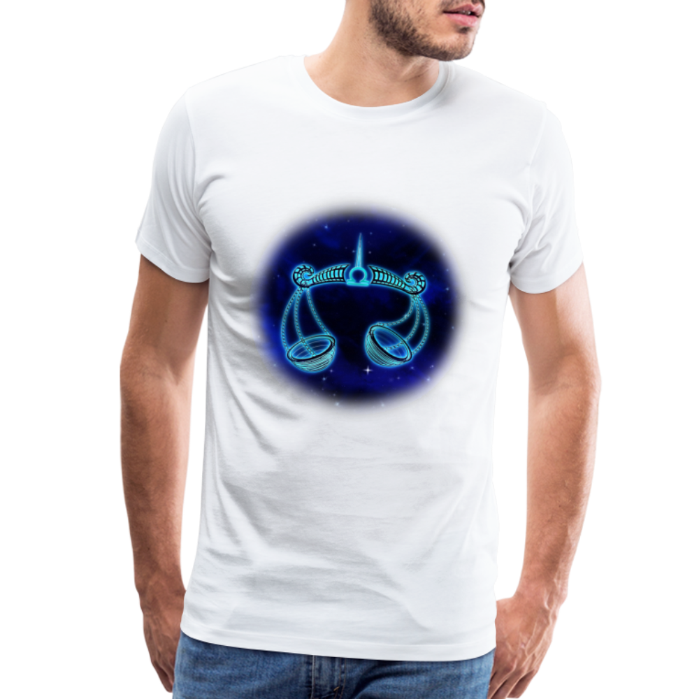 Men's Libra Premium T-Shirt - white