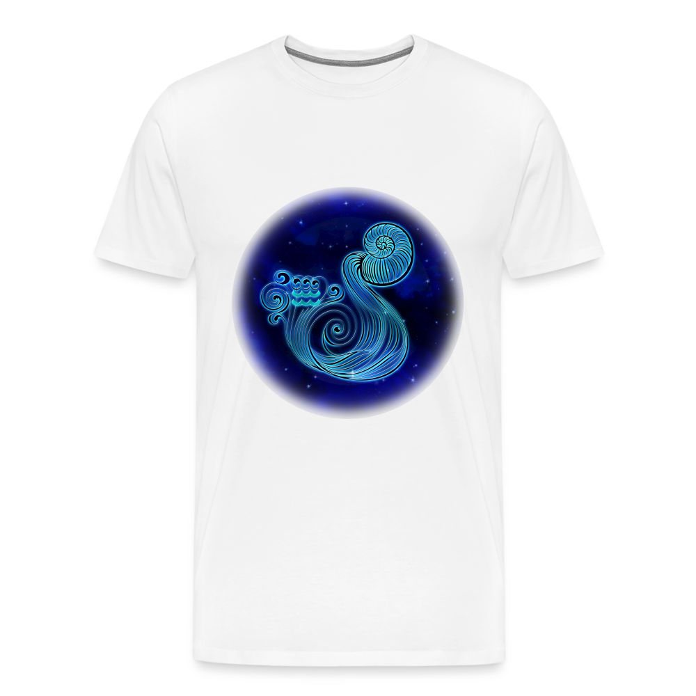 Men's Aquarius Premium T-Shirt - white