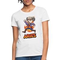 Thumbnail for Women's Playful Aries T-Shirt - white