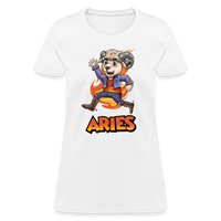 Thumbnail for Women's Playful Aries T-Shirt - white