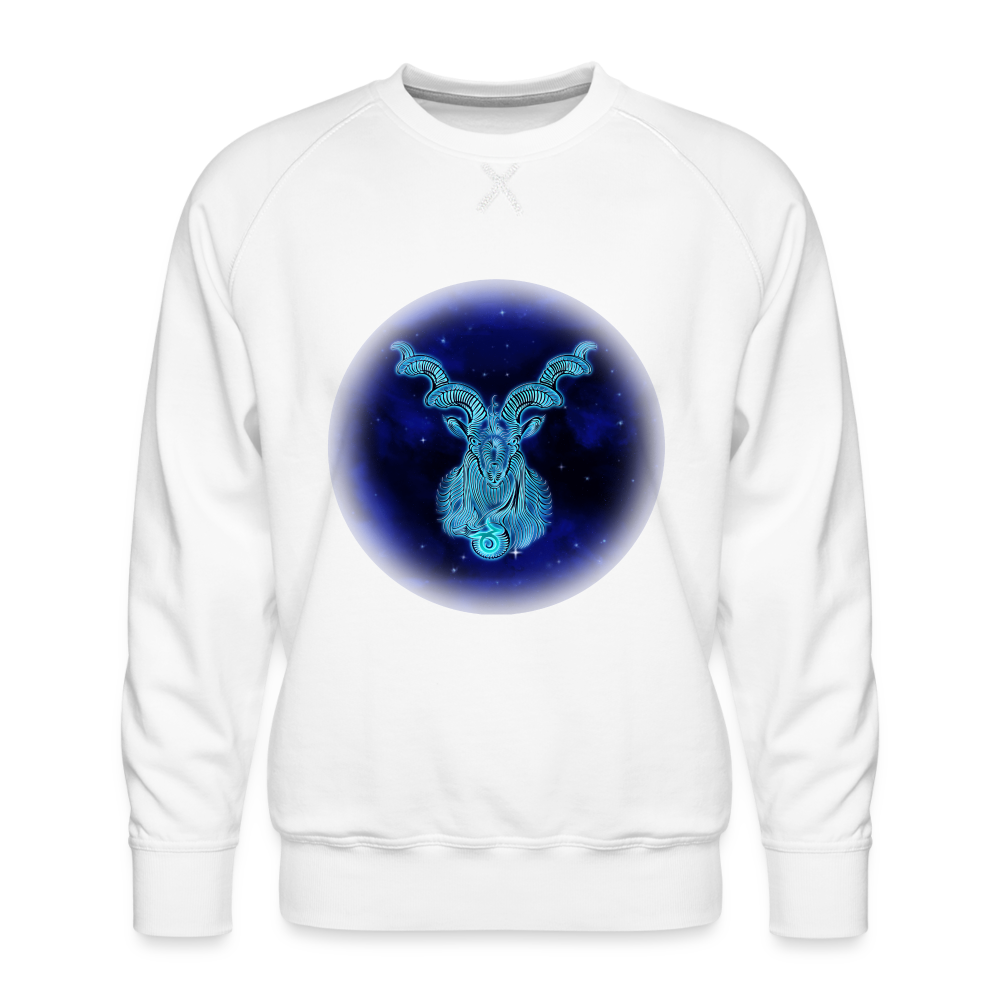 Men’s Capricorn Premium Sweatshirt - white