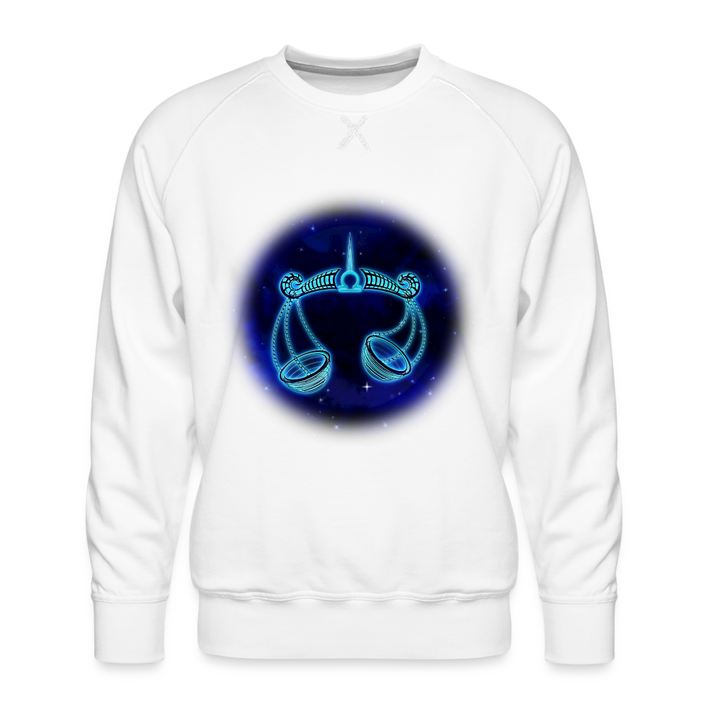 Men’s Libra Premium Sweatshirt - white