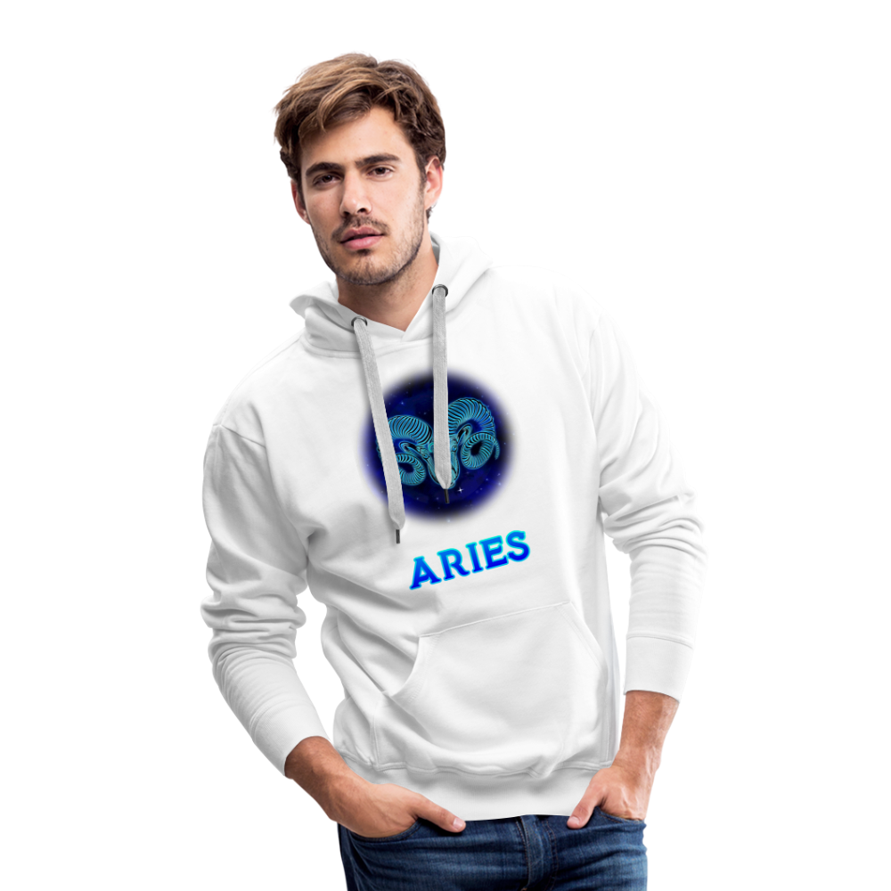 Men’s Aries Premium Hoodie - white