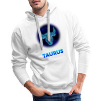 Thumbnail for Men’s Taurus Premium Hoodie - white