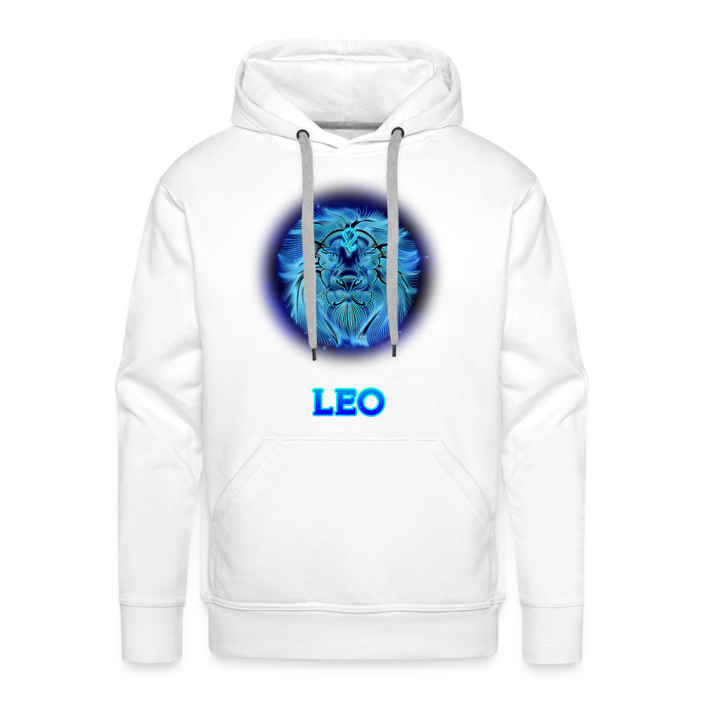 Men’s Leo Premium Hoodie - white
