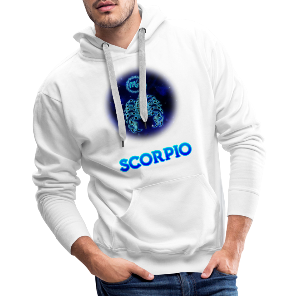 Men’s Scorpio Premium Hoodie - white