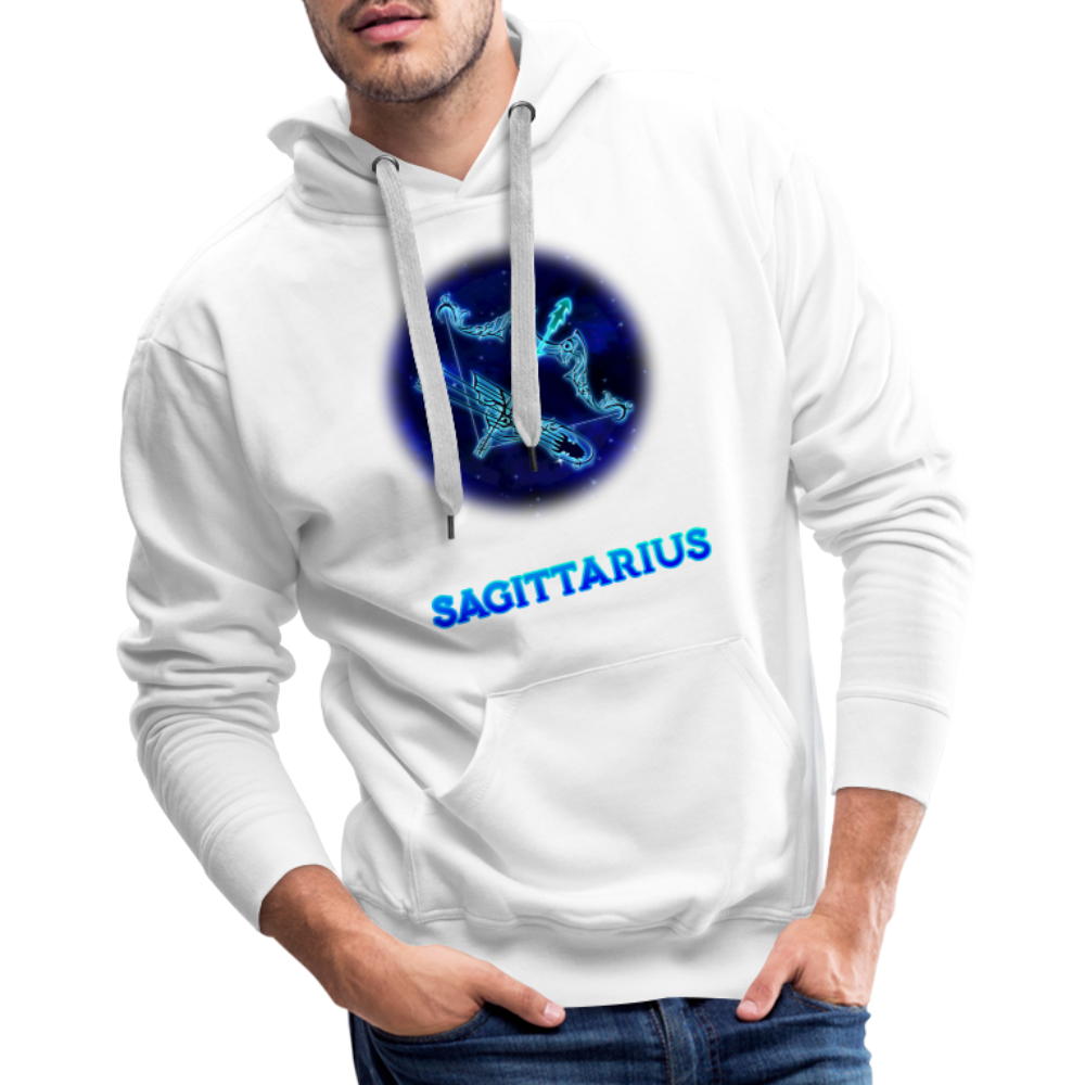 Men’s Sagittarius Premium Hoodie - white